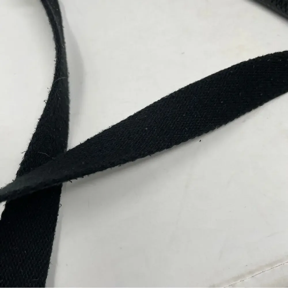 The Sak Black Leather Crossbody Bag OS